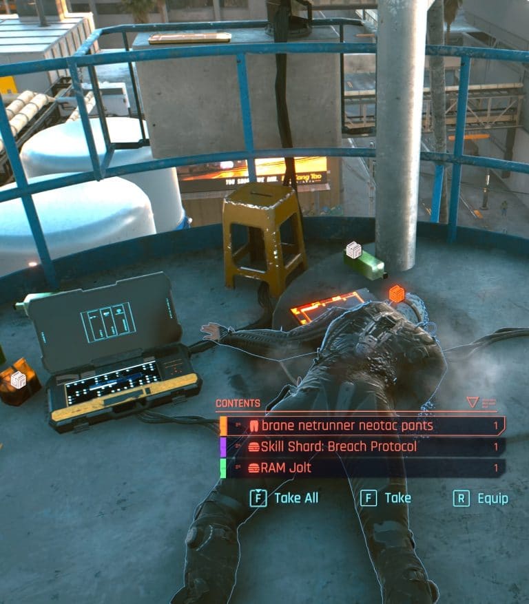 How to get the Legendary Netrunner Armor Set in Cyberpunk 2077