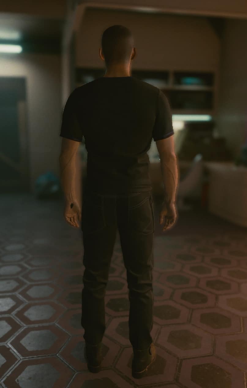 Galaxy T-Shirt Cyberpunk 2077 Back - cyberpunk 2077 digital goodies