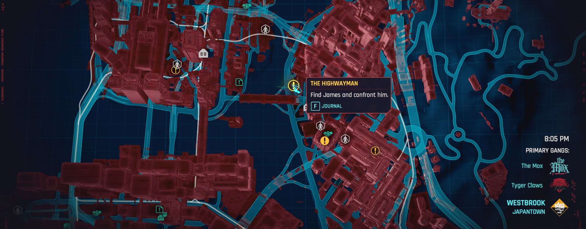 James Location Map