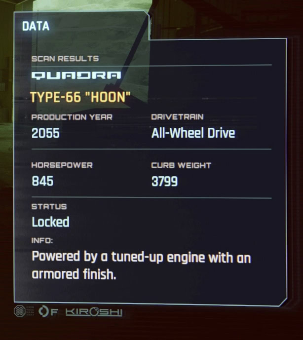 Quadra Type-66 Hoon stats block