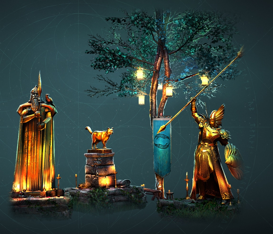Valkyrie Effigy Settlement Set
