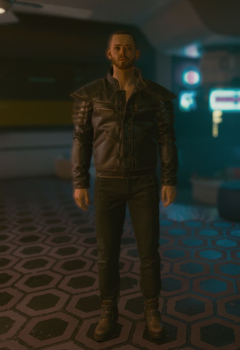 V's Wolf School Javket Front - cyberpunk 2077 digital goodies