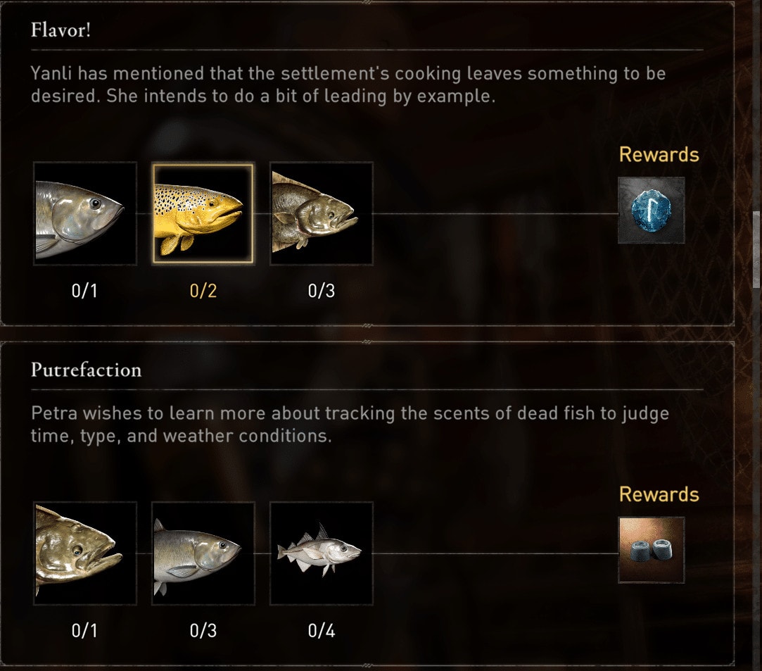 assassin's creed valhalla mini games fishing rewards