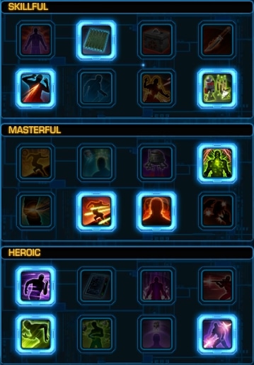 Recommended Utilities Build Concealment PvP SWTOR