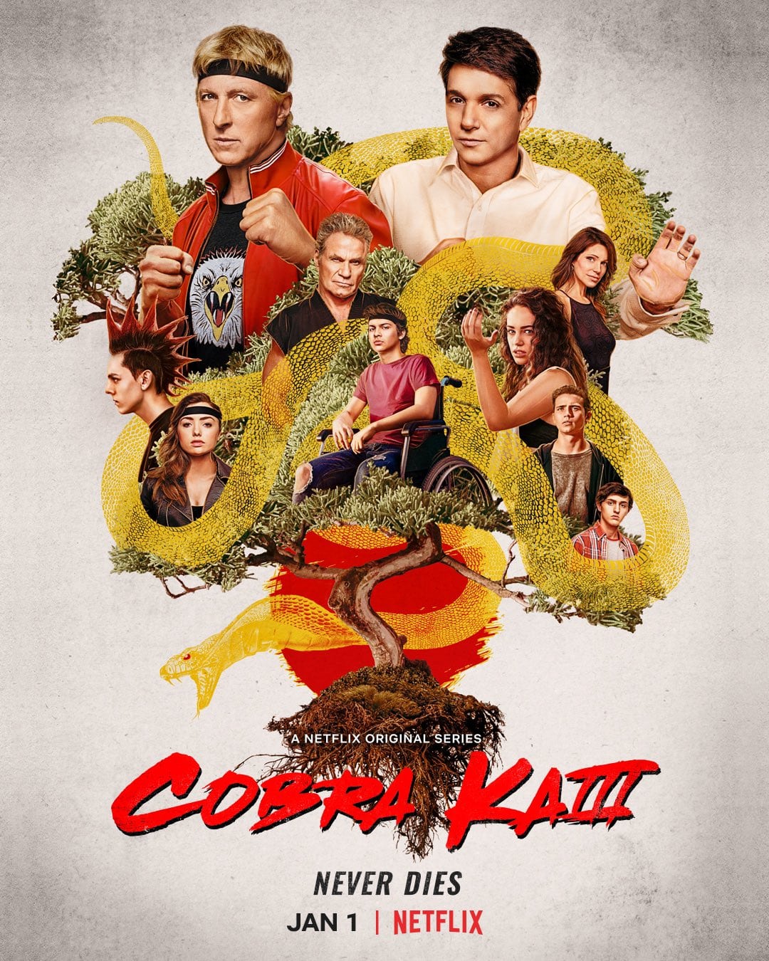 Cobra Kai season three promo poster 