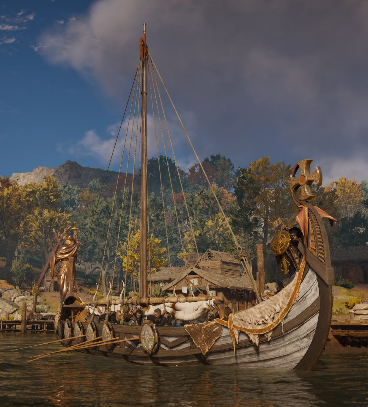 AC Valhalla Helix Store - Hearthweru Ship Pack Overview