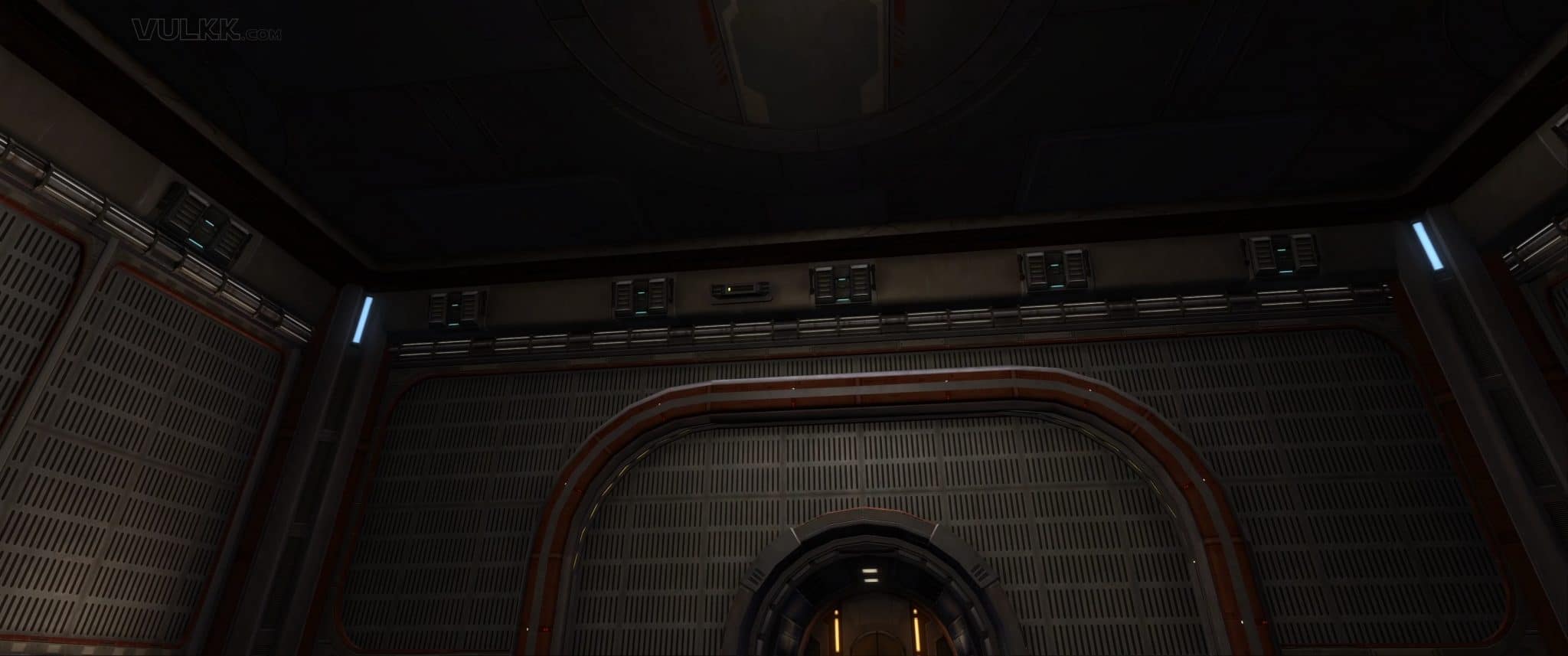 Ceiling details in the Space View Room