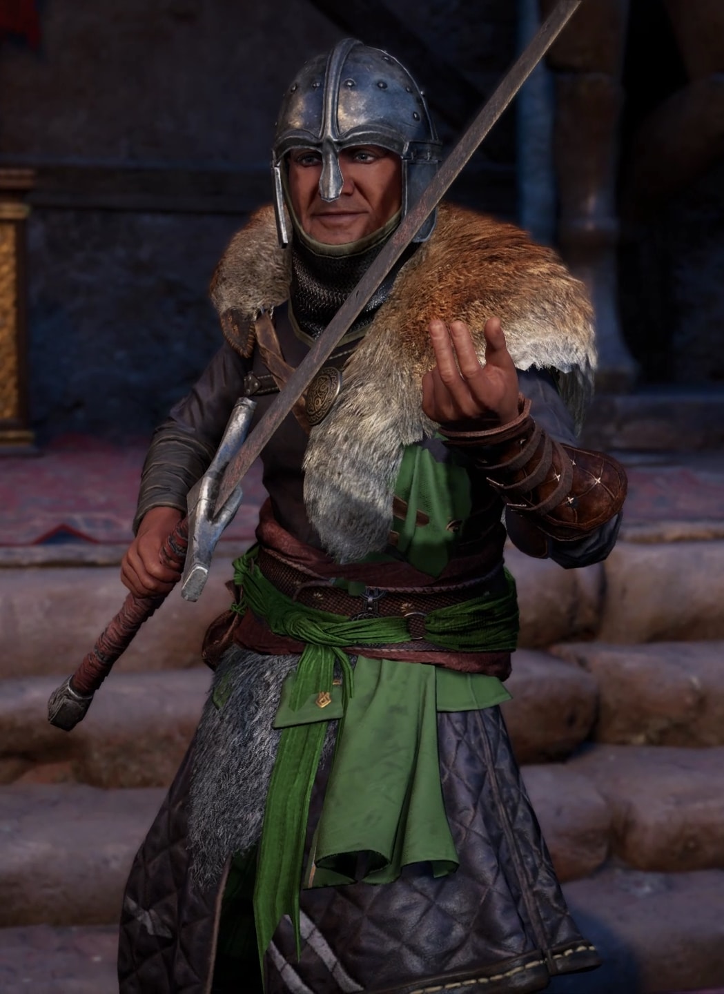 Champion in Deva Victrix fortress on River Dee in AC Valhalla