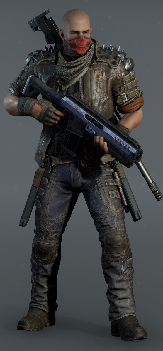 Earthborn Renegade's Assault Rifle Preview - Outriders Hells Rangers Pack