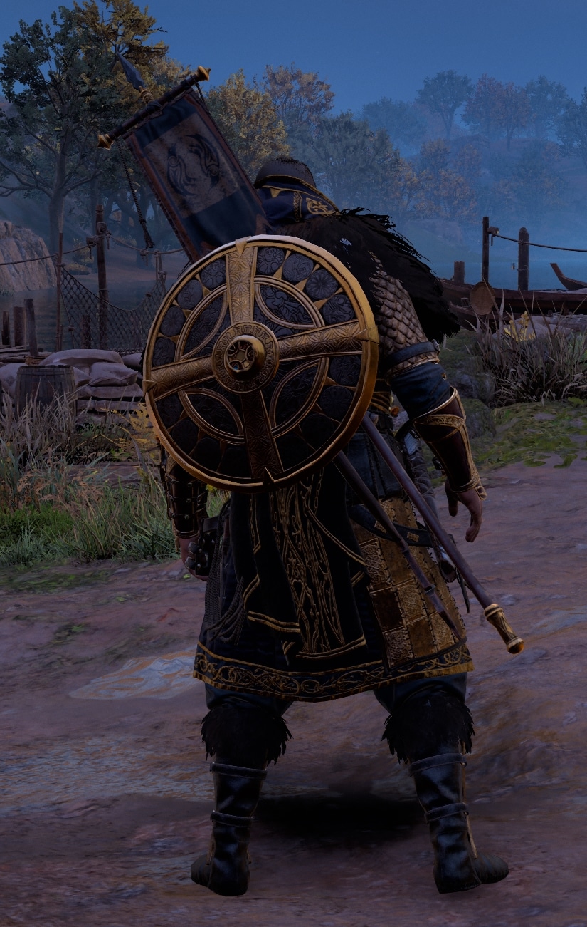 Hearthweru Armor Set, Bannermen's Spear and Gilded Shield Overview