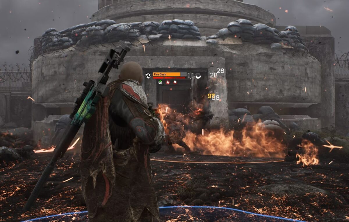 How to defeat Moloch in Outriders - Fire Dash ability cast