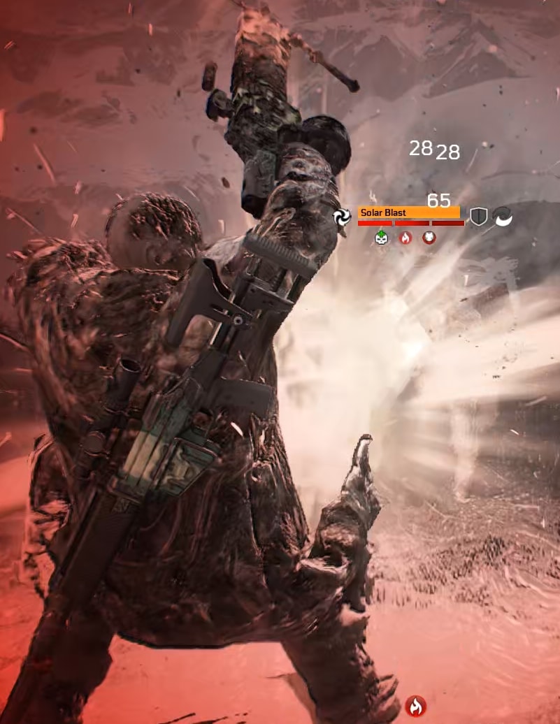 How to defeat Moloch in Outriders - Solar Blast skill effect