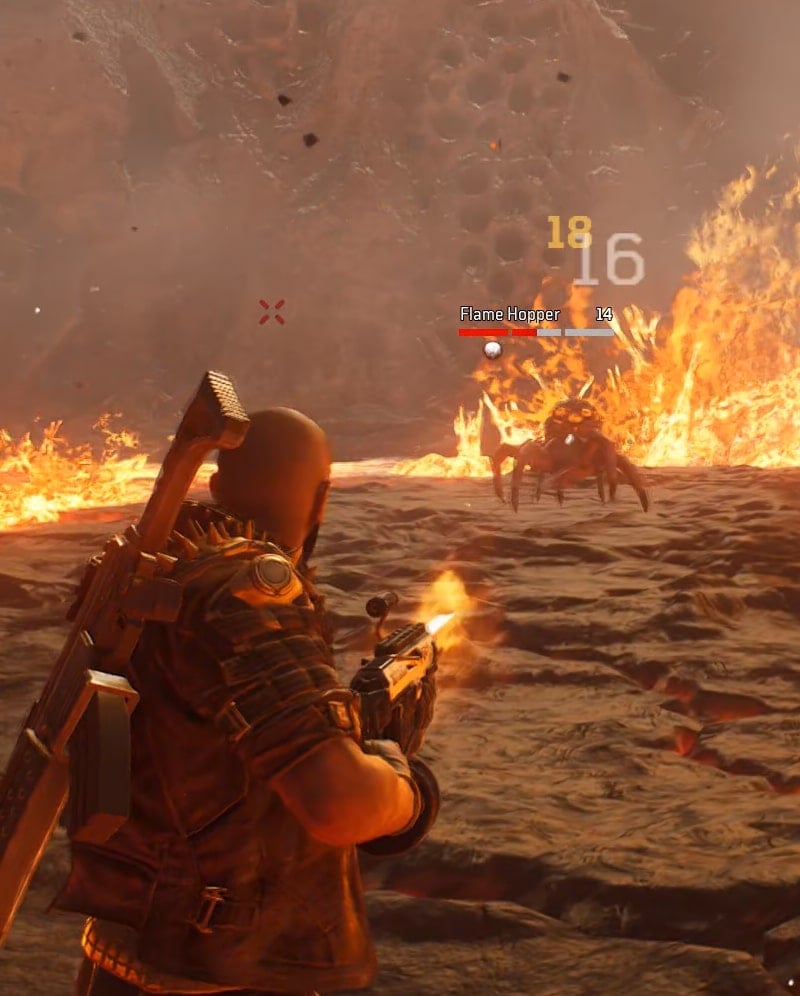 How to defeat Molten Acari Outriders - Flame Hoppers