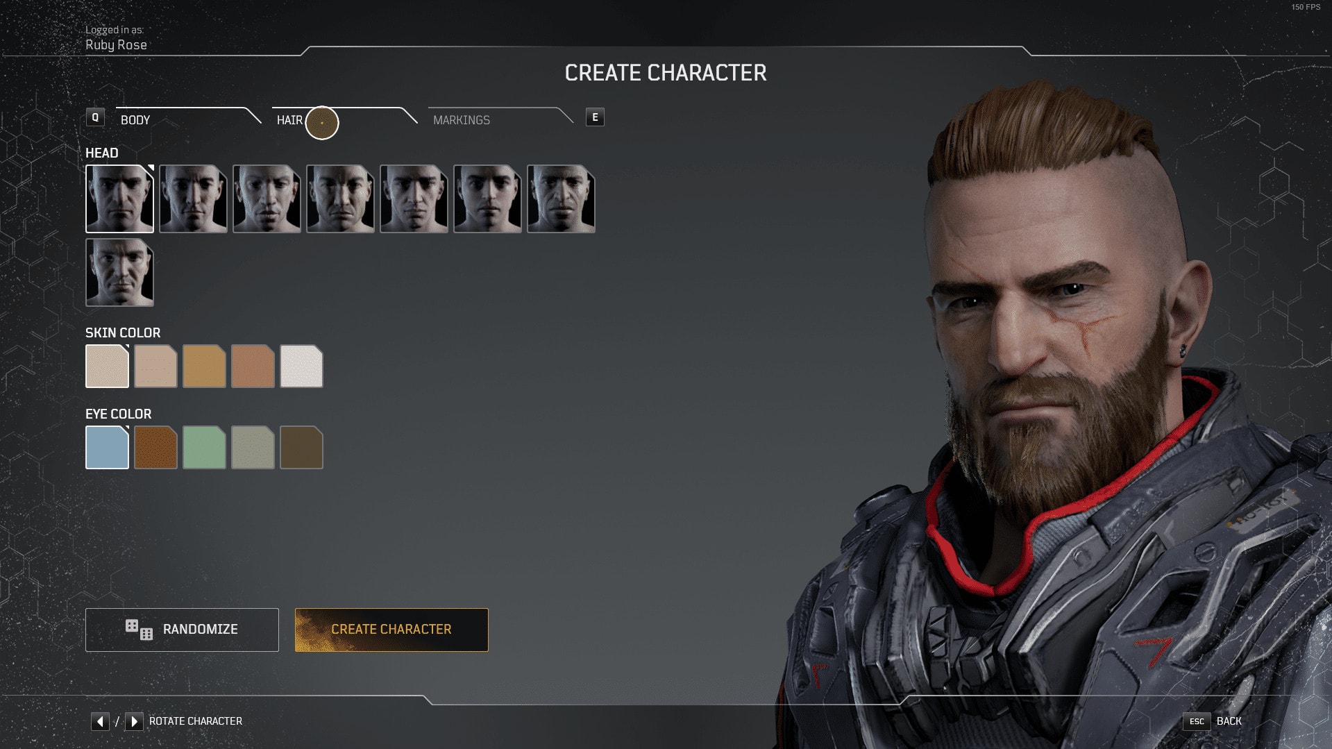 Outriders User Interface