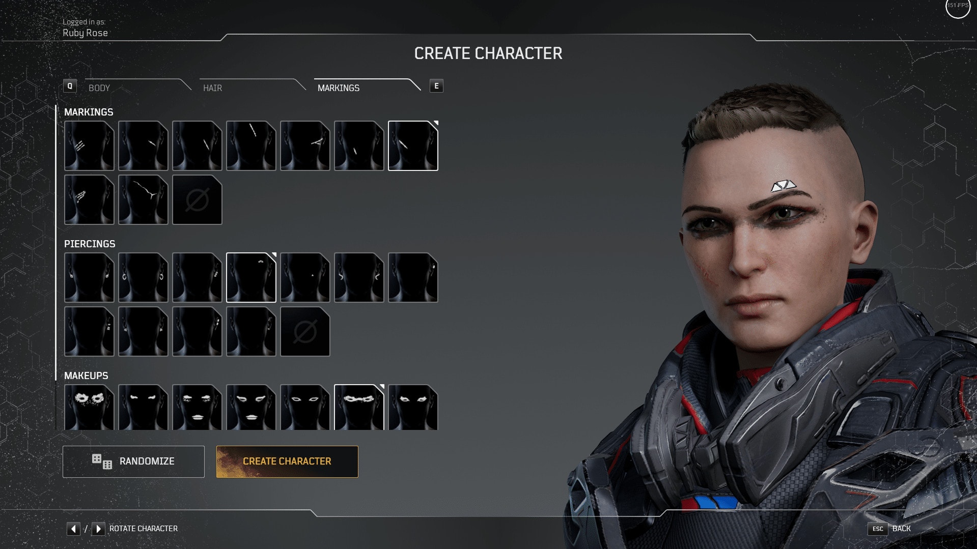 Outriders User Interface