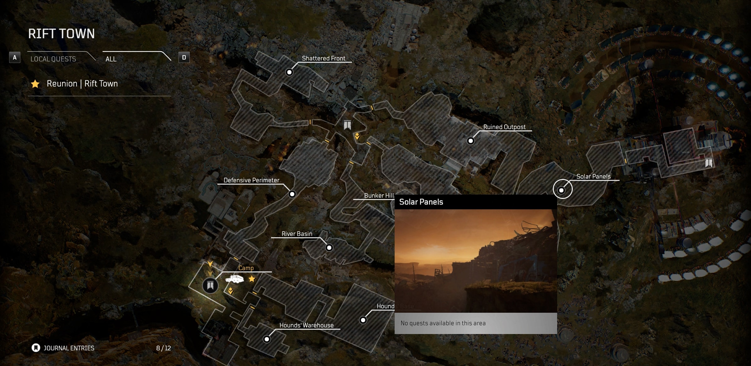 Outriders UI Guide - World Map