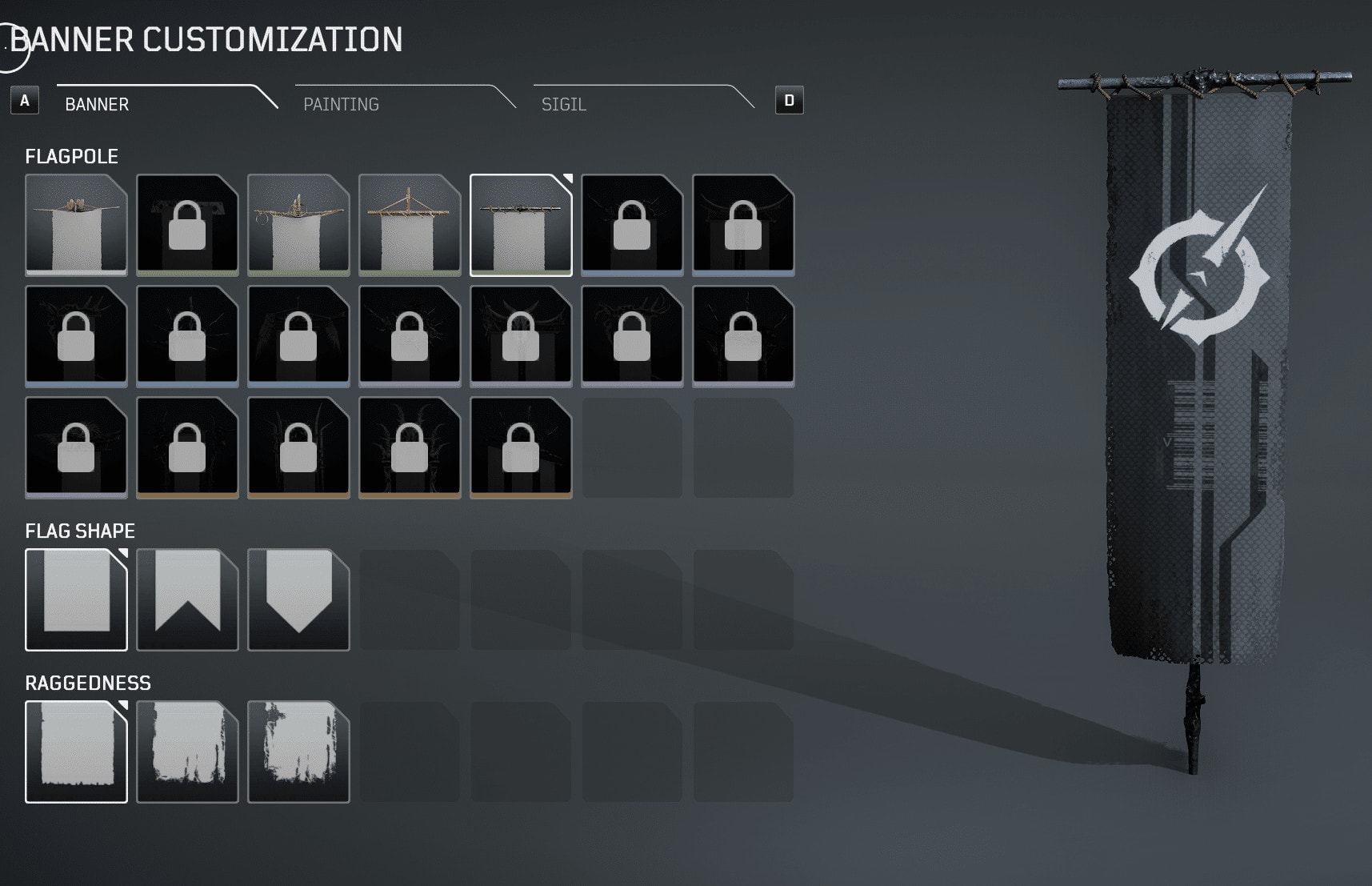 Outriders User Interface Guide - Customization Menu - Banner