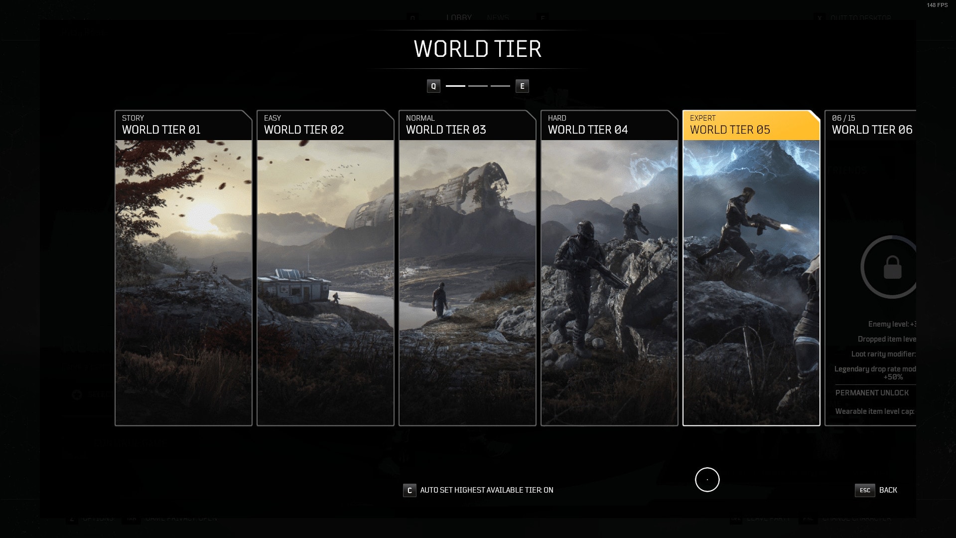 Outriders User Interface