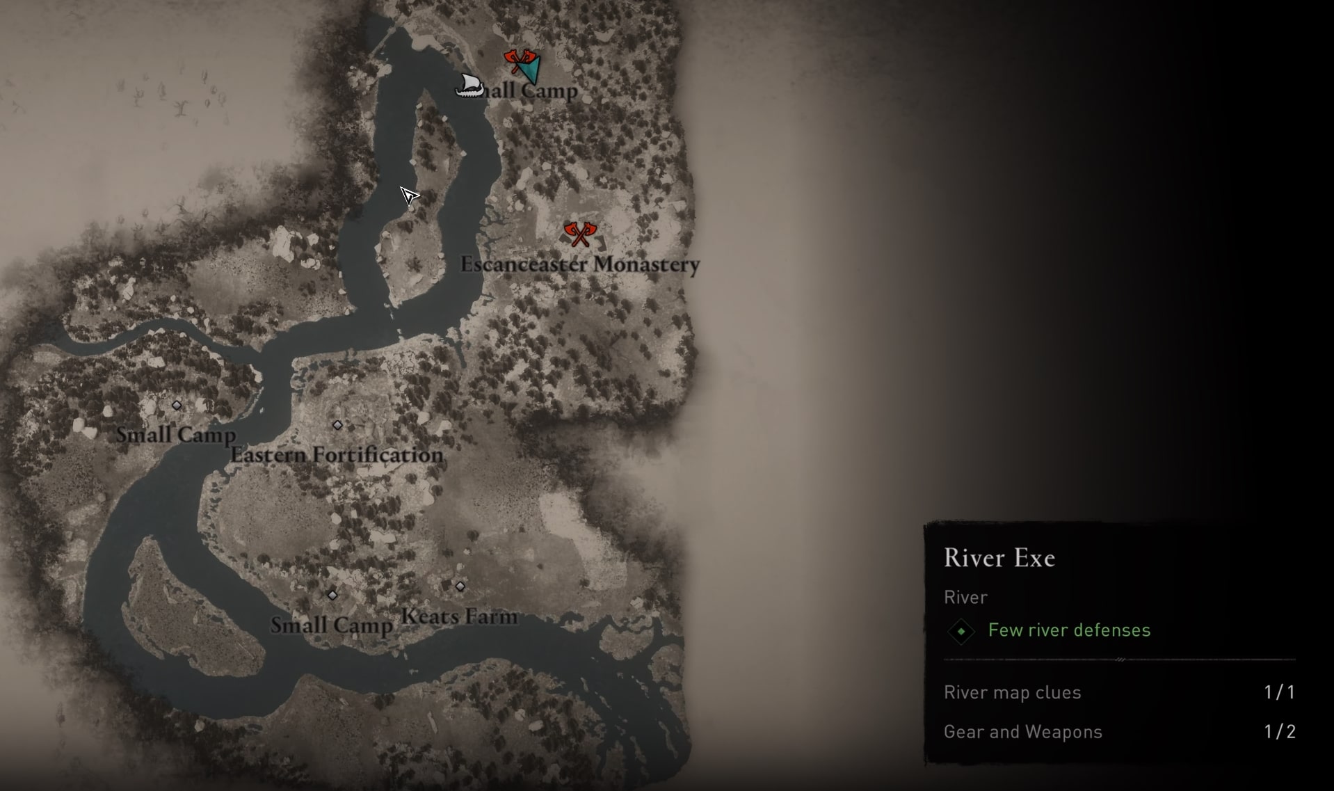 River Raids Map information panel