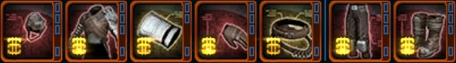 SWTOR Cybernetic Pauldron's Armor Set Items