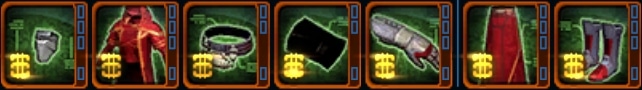 SWTOR Force Pilgrim's Armor Set Items