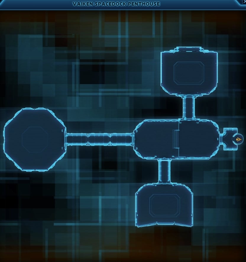 SWTOR Vaiken Spacedock Penthouse Map