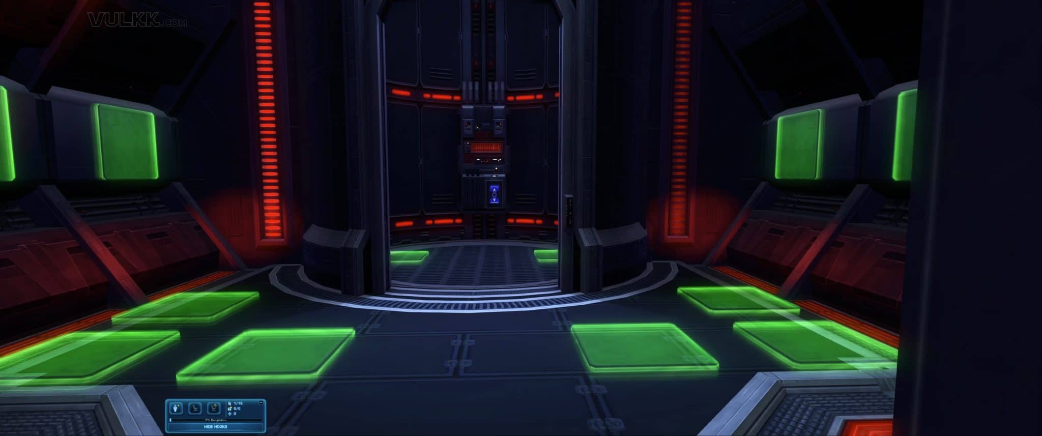 The area around the elevator offers a few hooks as well