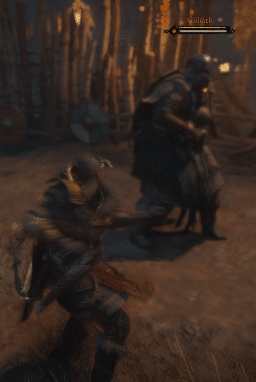 Viking Brawl in AC Valhalla Ostara - losing focus effect