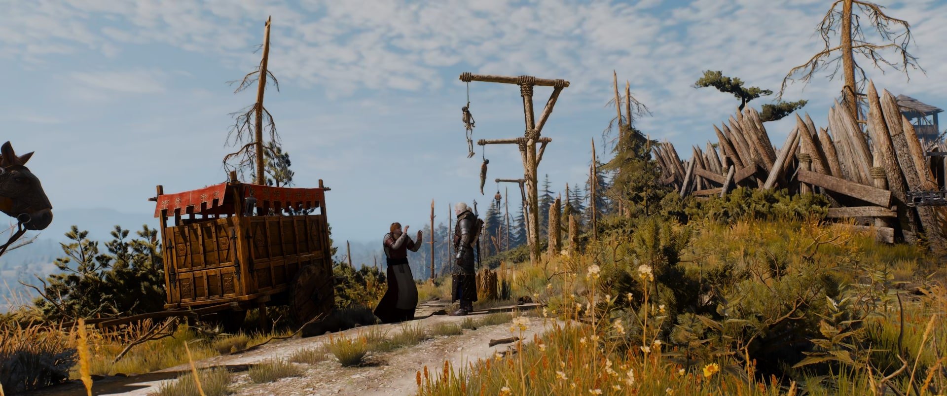 Cutscene from the Netflix DLC Quest in The Witcher 3 Next-Gen - without Black Bars