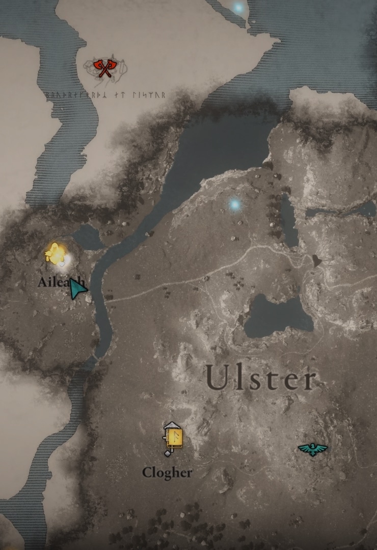 Aileach settlement - Celtic Helmet - AC Valhalla Wrath of the Druids DLC