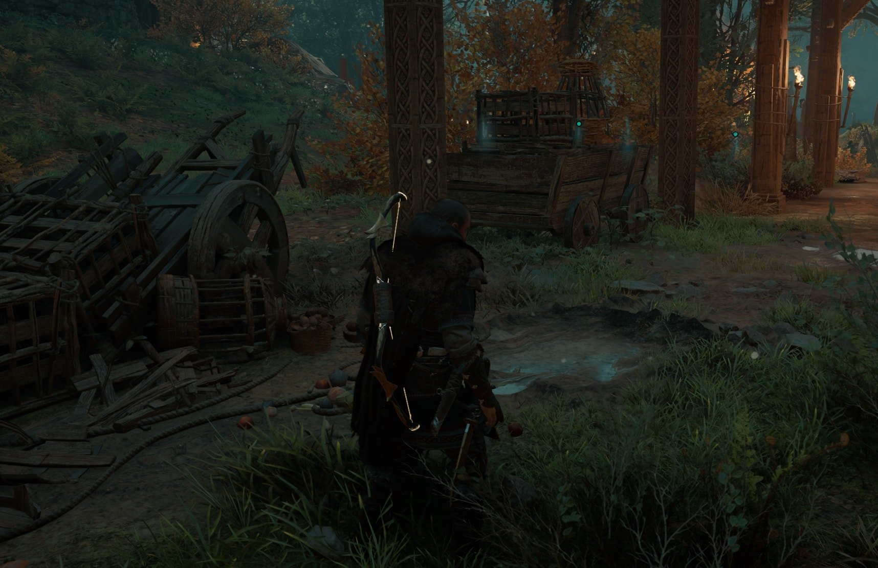 Crashed Cart area