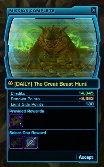 [Daily] The great Beast Hunt Rewards