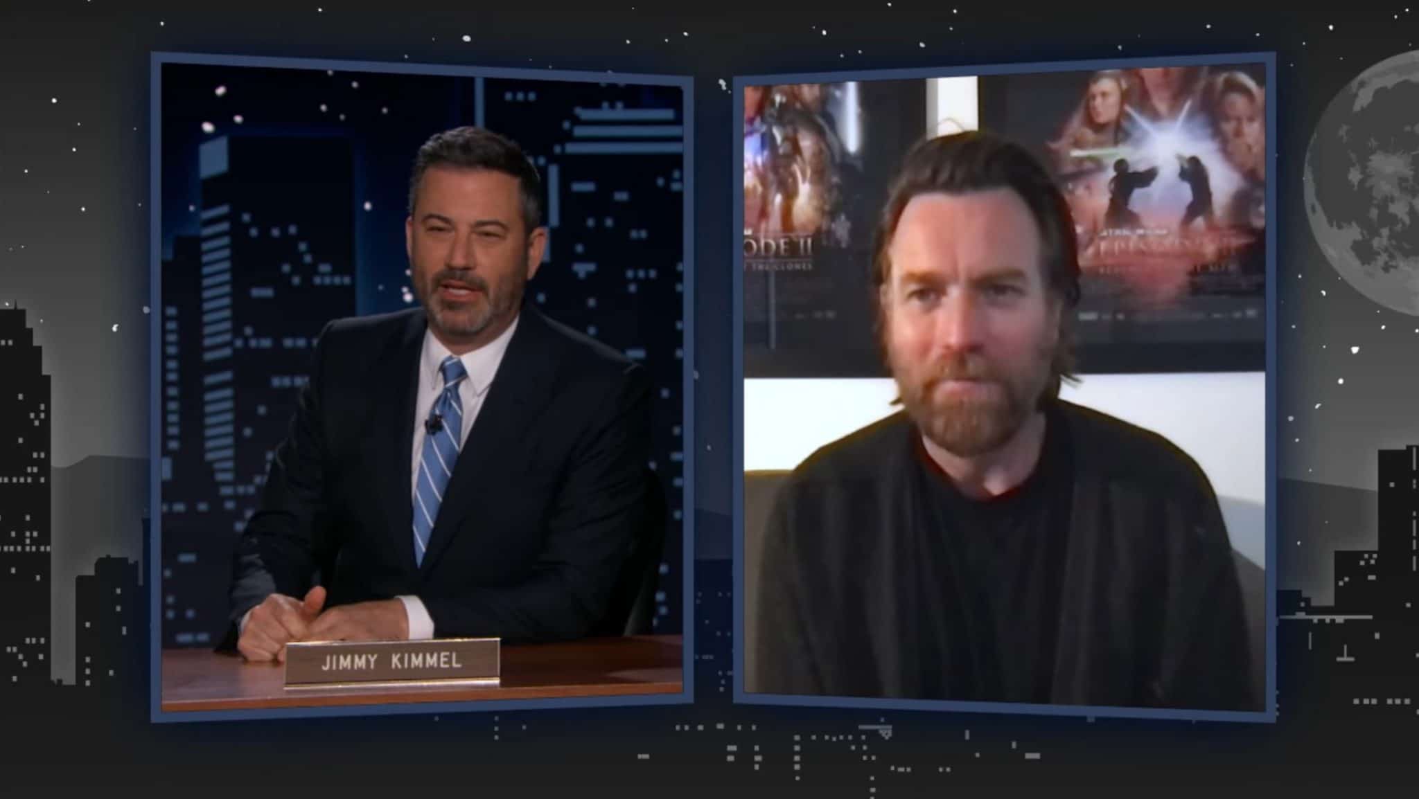 Ewan McGregor shares Obi-Wan Kenobi details in Jimmy Kimmel Interview