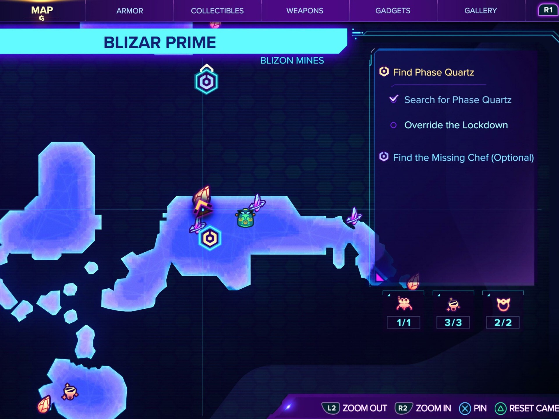 Blizar Prime (Blizar Mines) Map