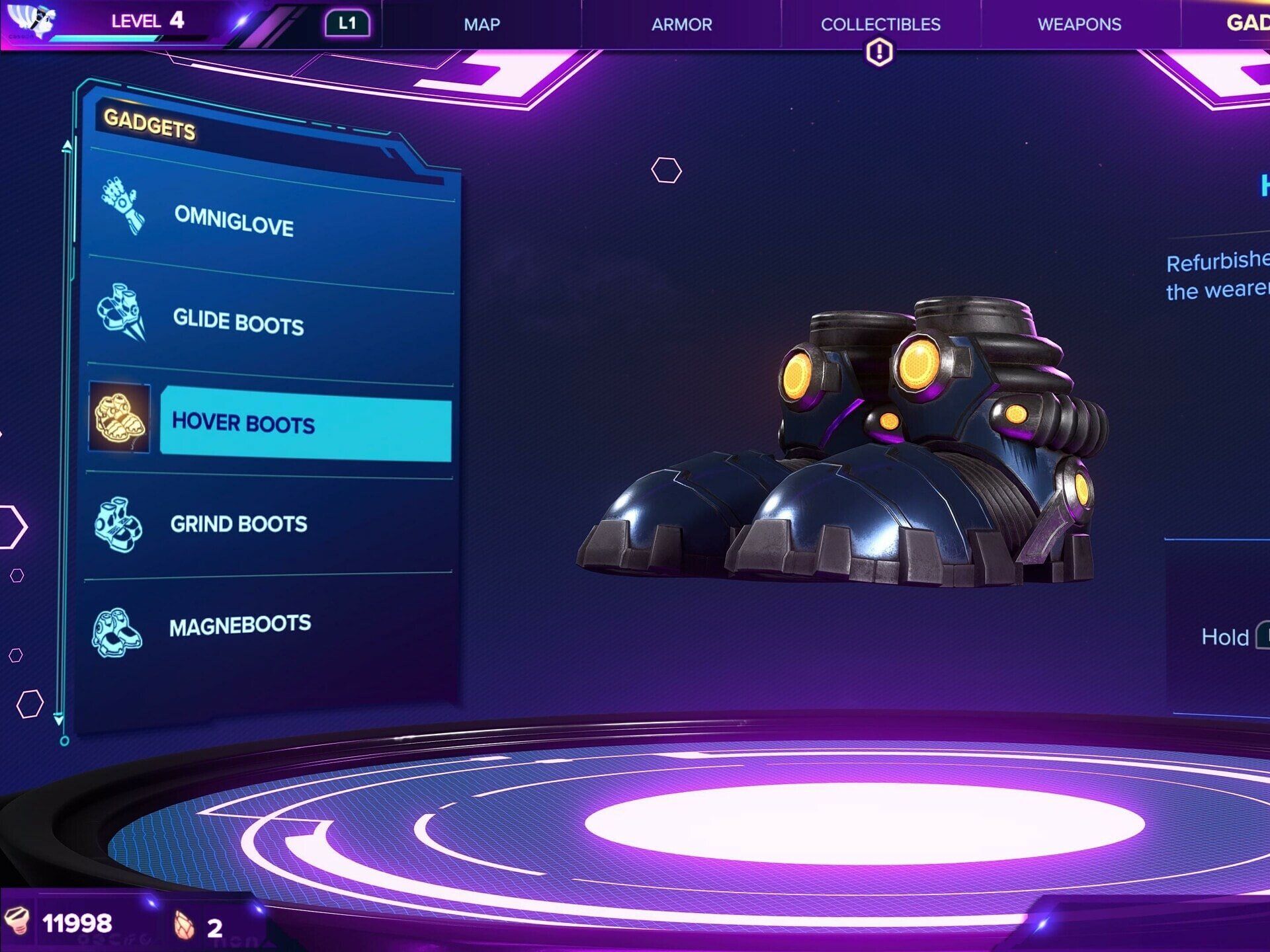 Hover Boots - Ratchet and Clank gear guide