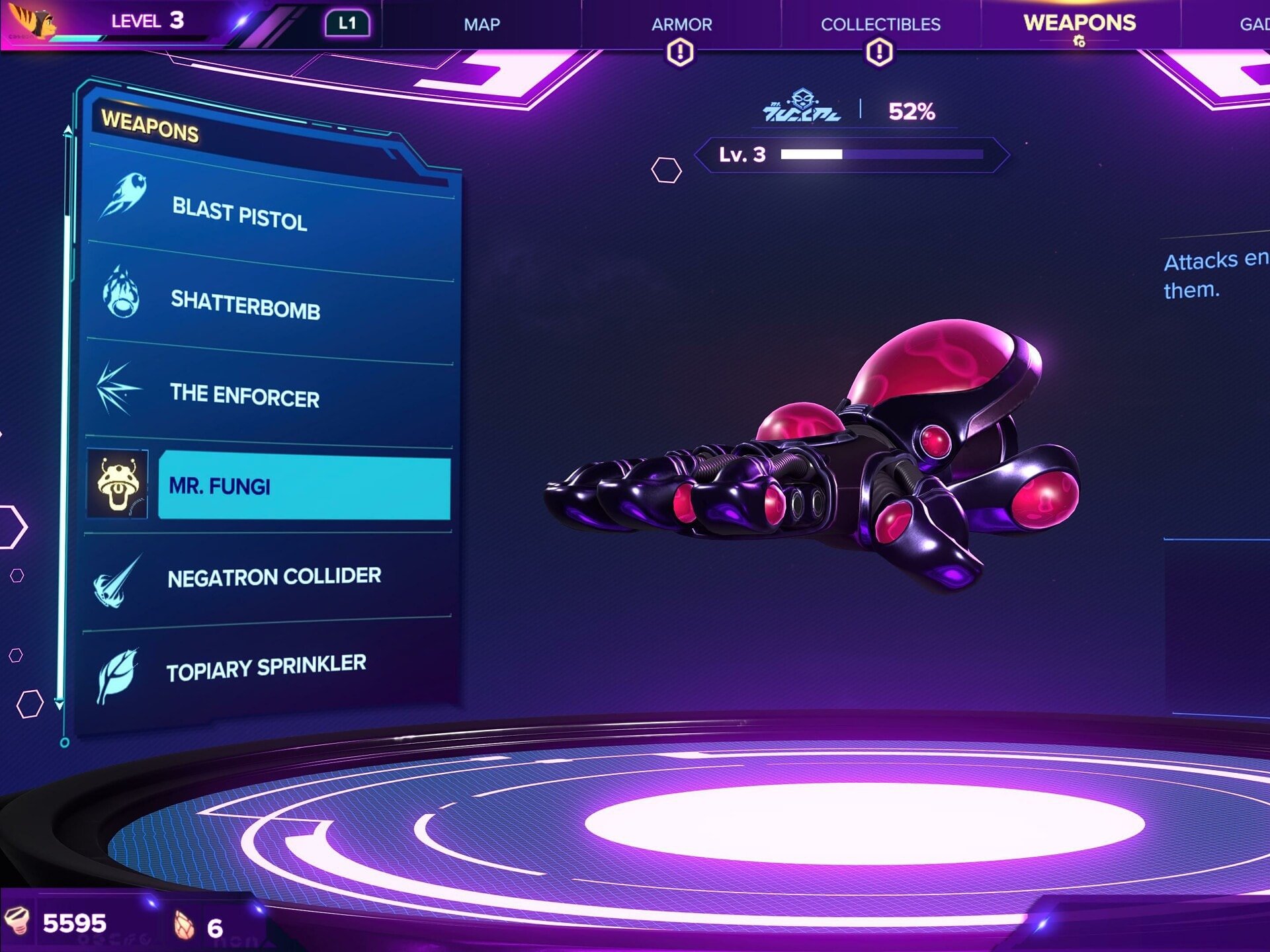 Mr. Fungi - Ratchet and Clank gear guide