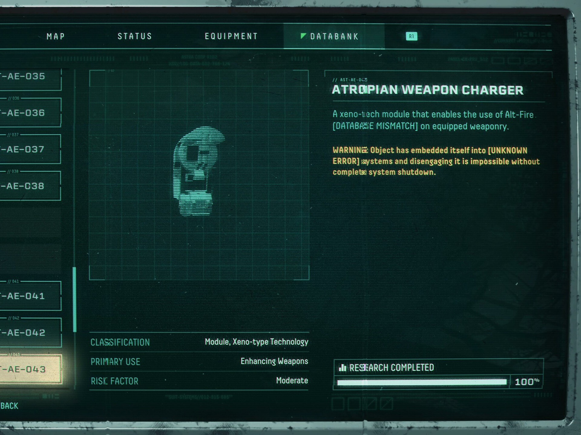 returnal equipment guide