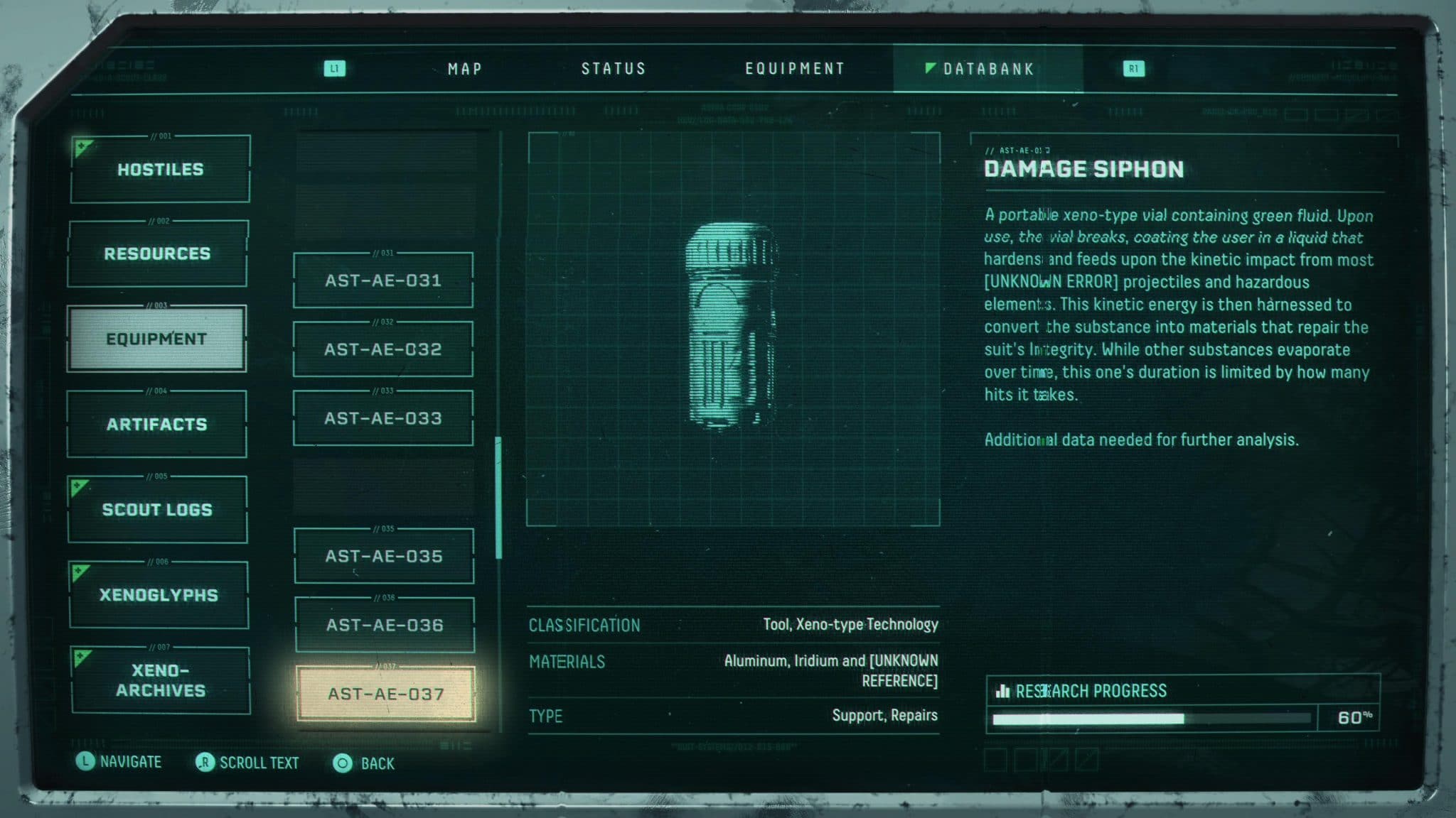 Returnal Consumable - Damage Siphon