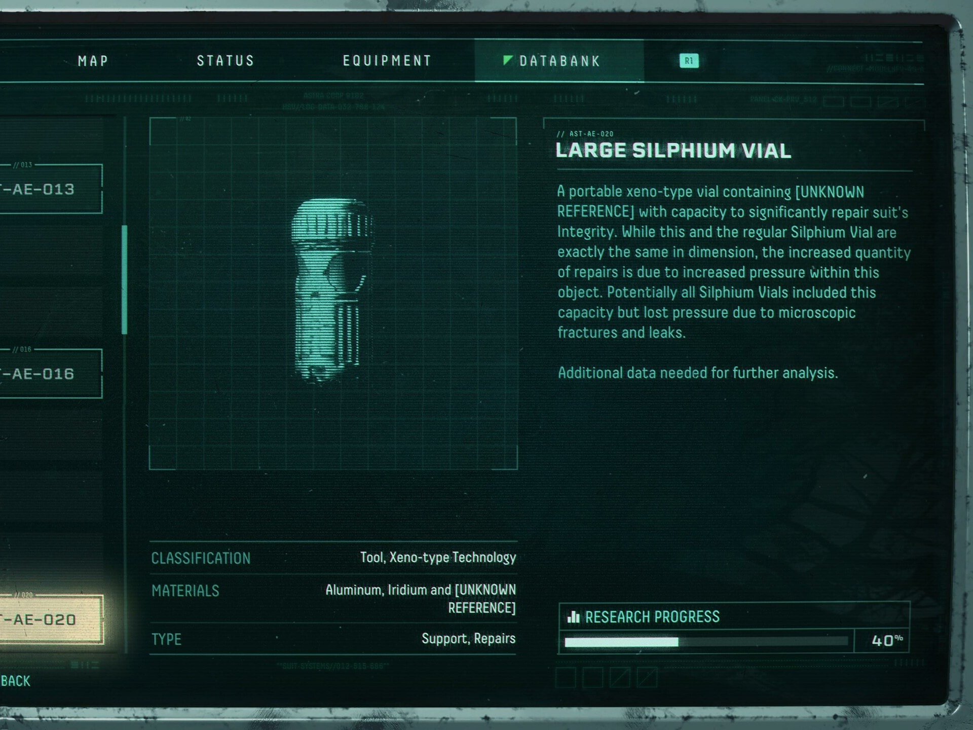 Returnal Consumable - Large Silphium Vial