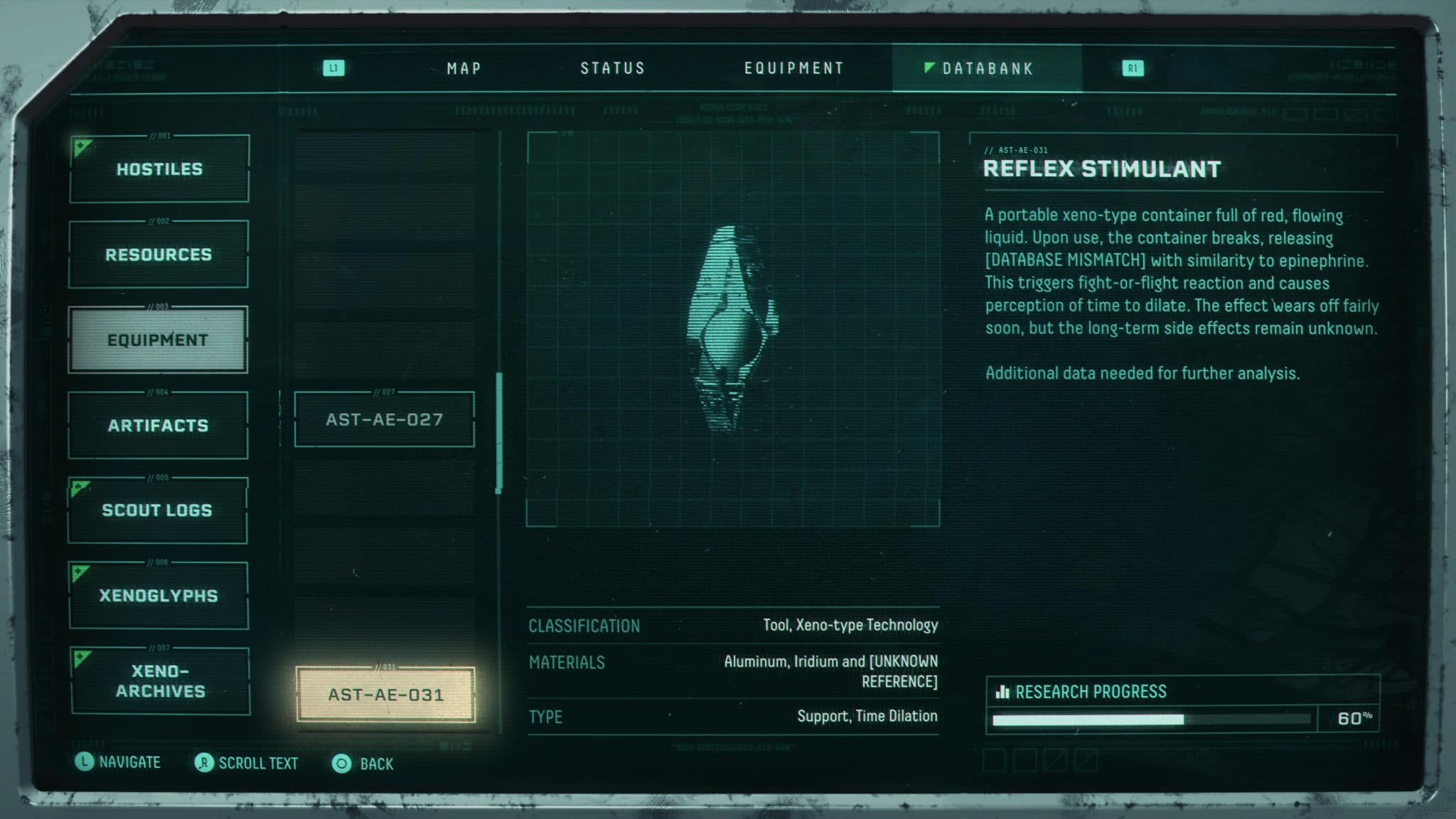 Returnal Consumable - Reflex Stimulant