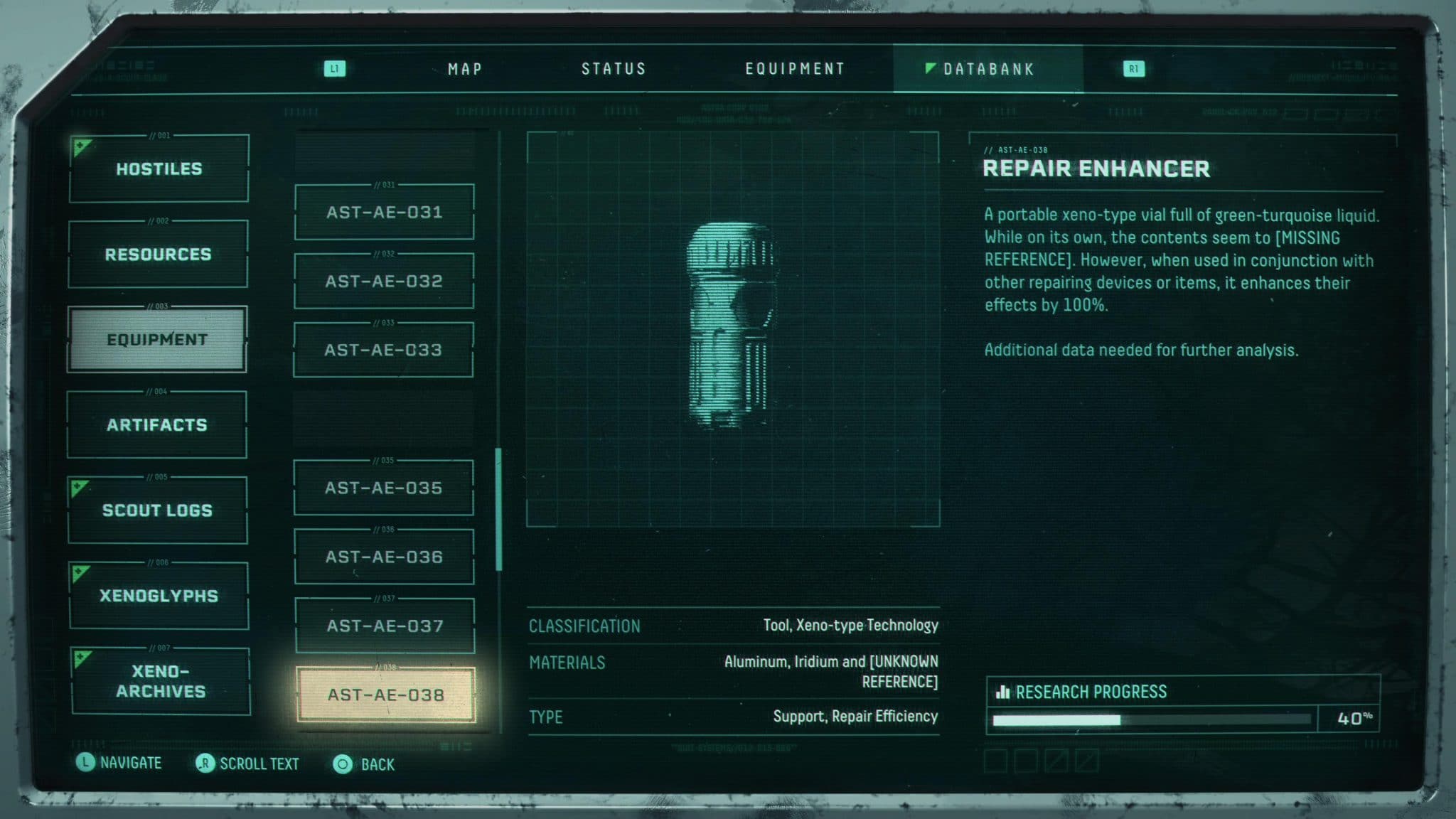 Returnal Consumable - Repair Enhancer
