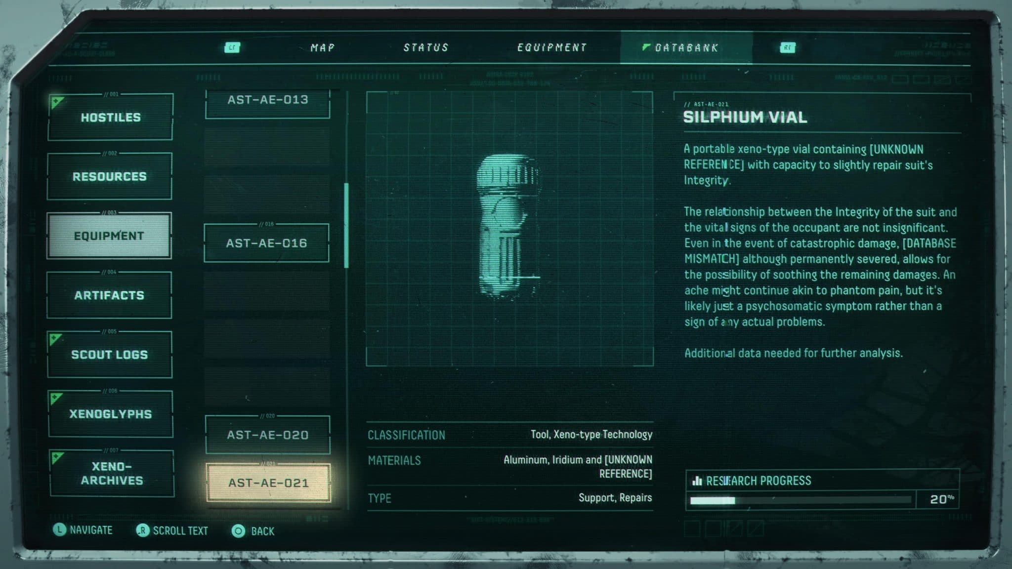 Returnal Consumable - Silphium Vial