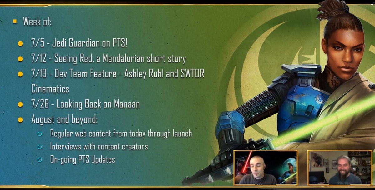 SWTOR content coming up leading to the 7.0 expansion