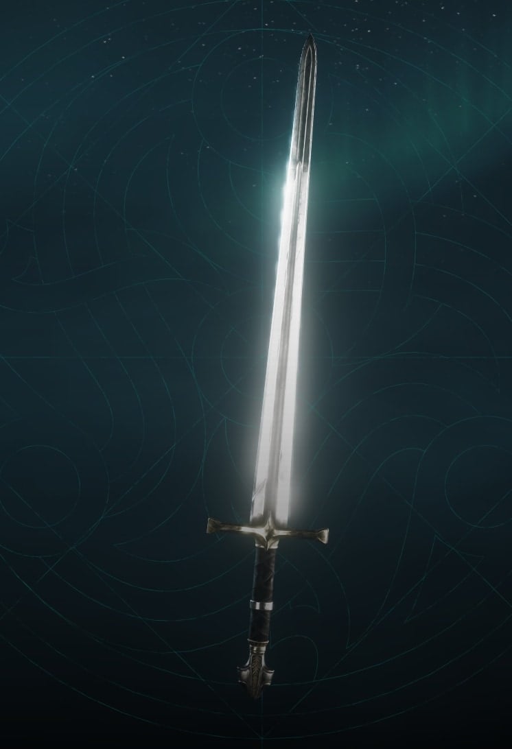 Durendal one-handed sword AC Valhalla Siege of Paris DLC - visual preview