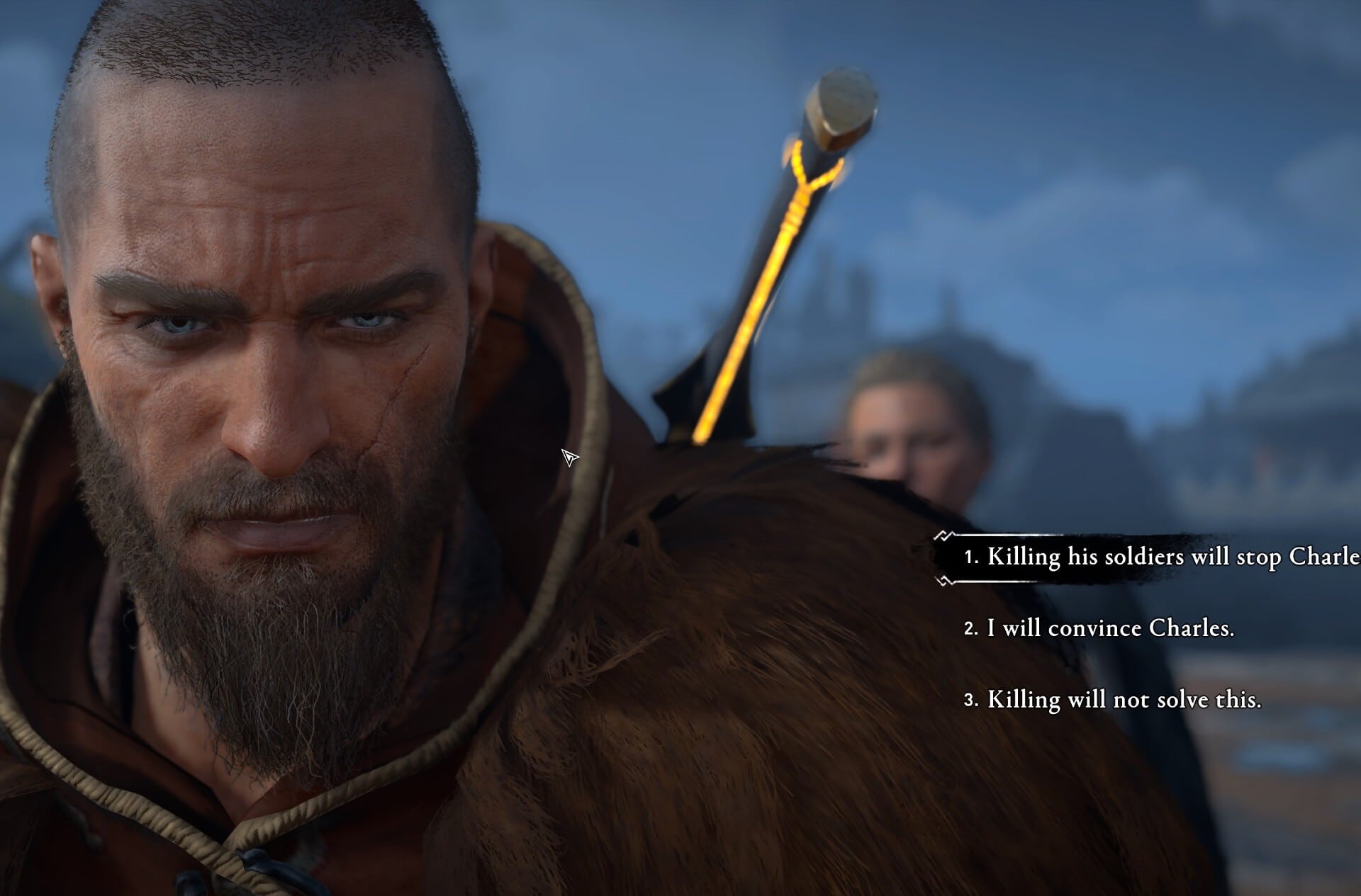 Eivor makes a choice