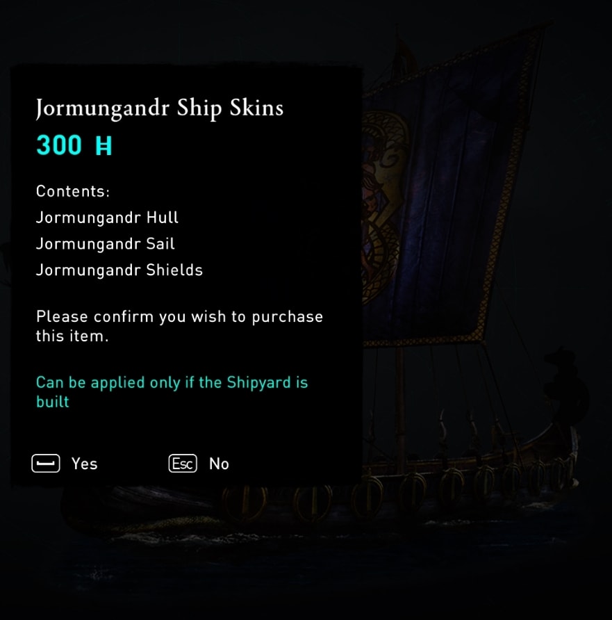 Jormungandr Ship Skins Pack