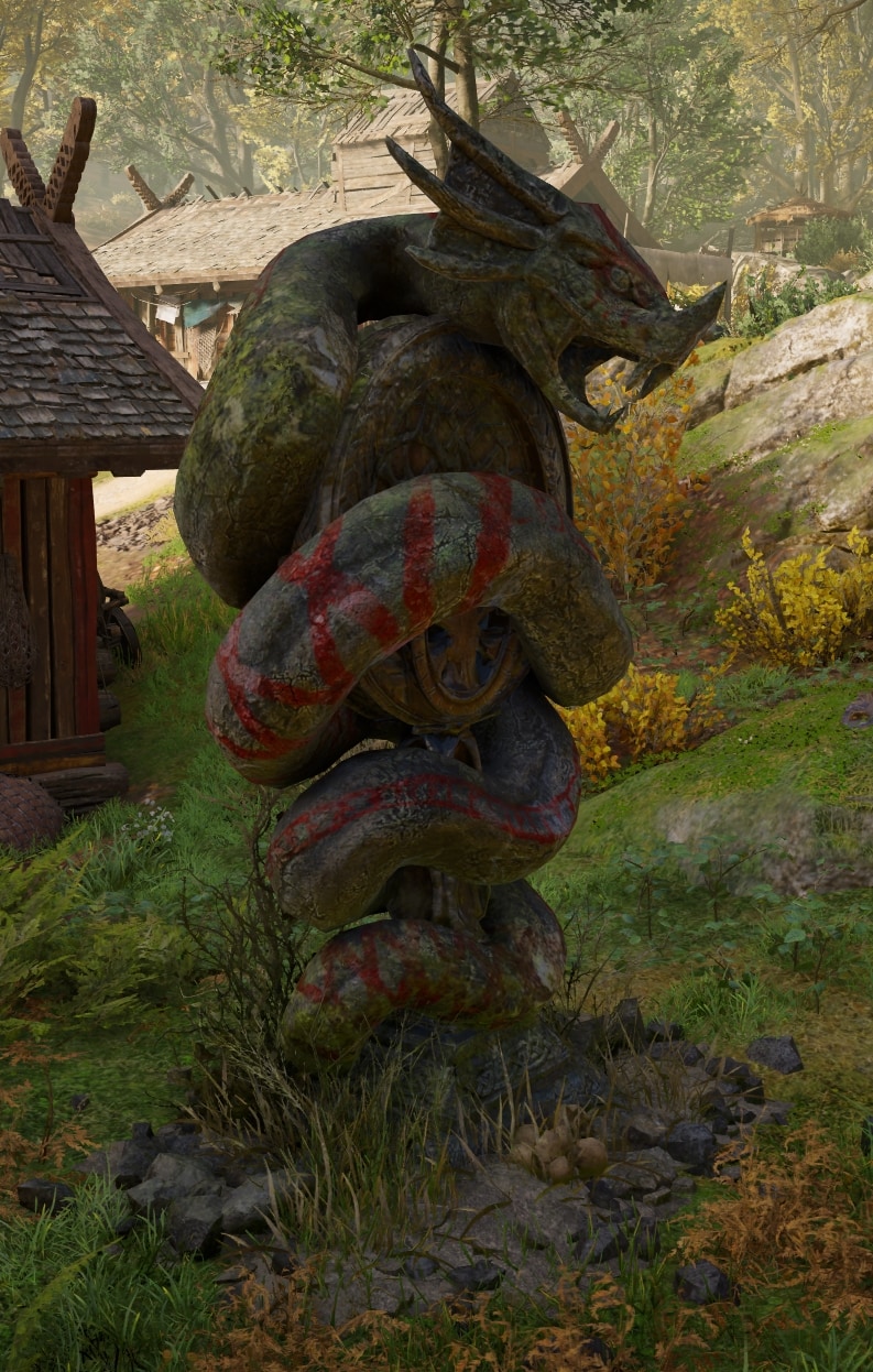 Midgard Serpent Statue