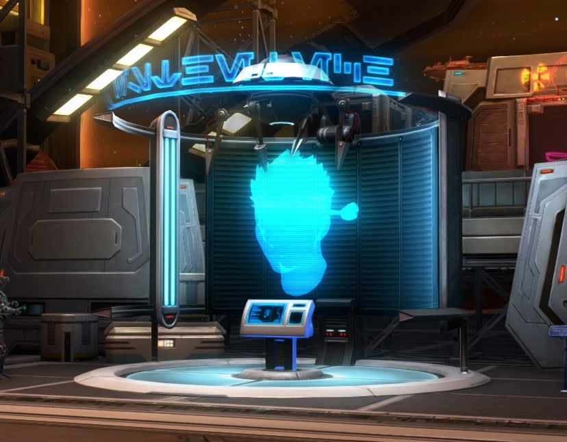The Character Designer tool in SWTOR