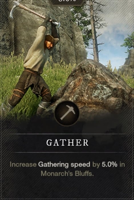 New World - Gather - Territory Standing Bonus
