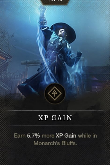 New World - XP Gain - Territory Standing Bonus